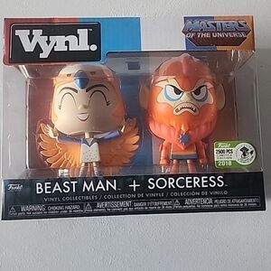 Vynl Beast Man + Sorceress Figures